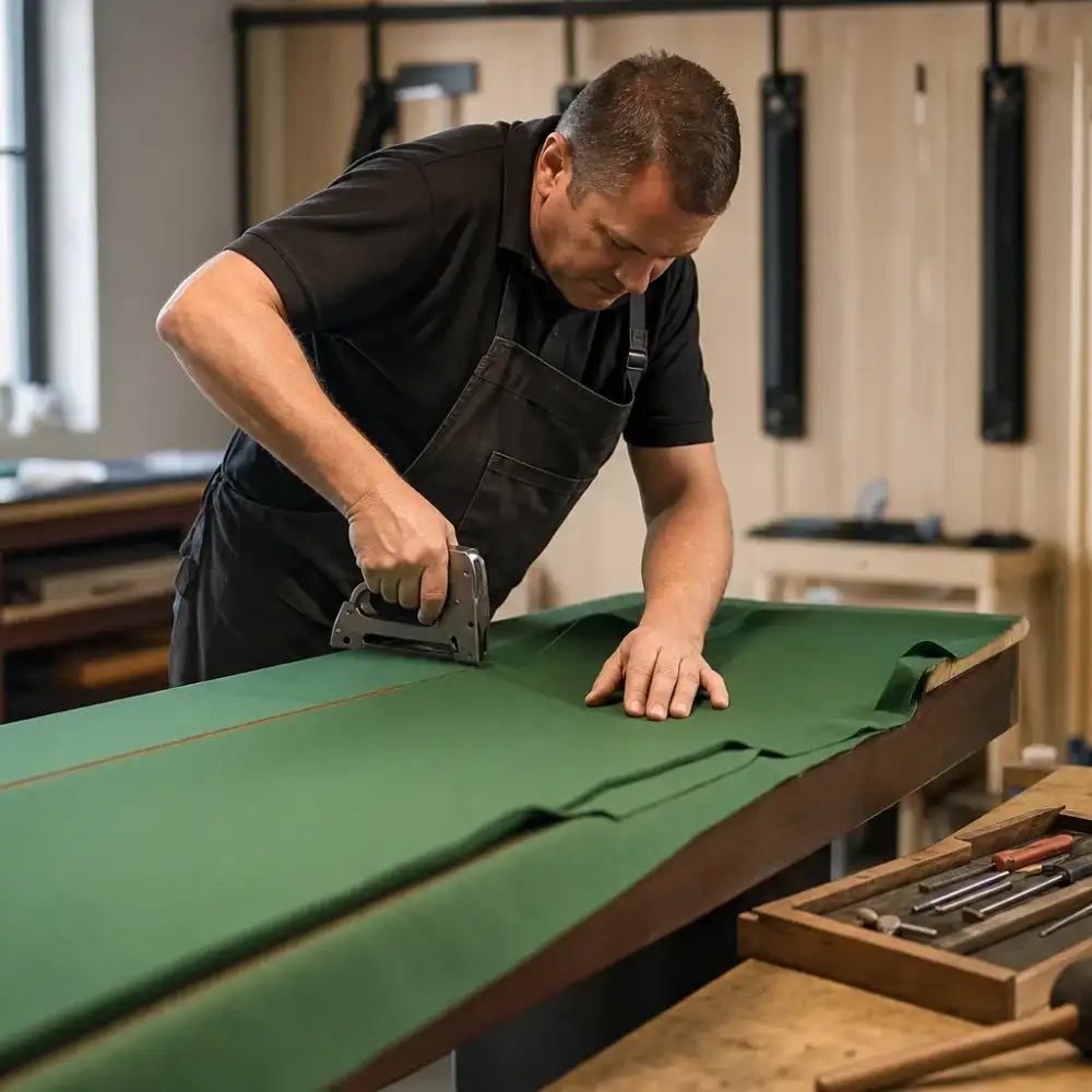How to Re-felt a Pool Table Step by Step