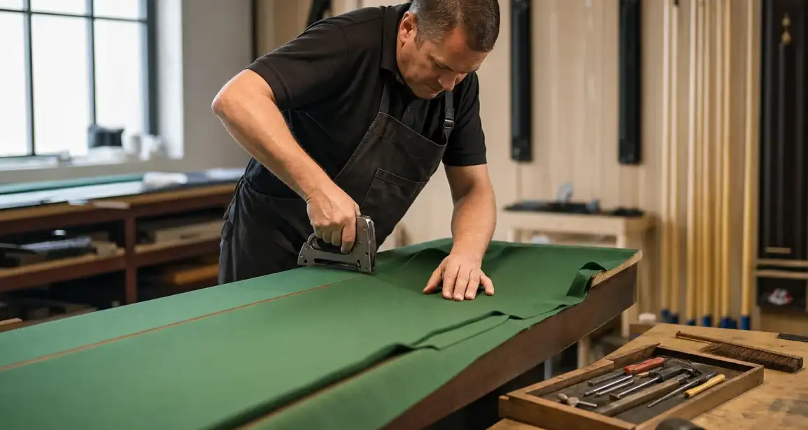 How to Re-felt a Pool Table Step by Step