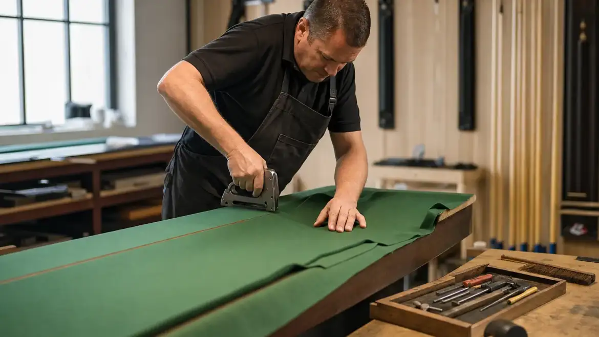 How to Re-felt a Pool Table Step by Step