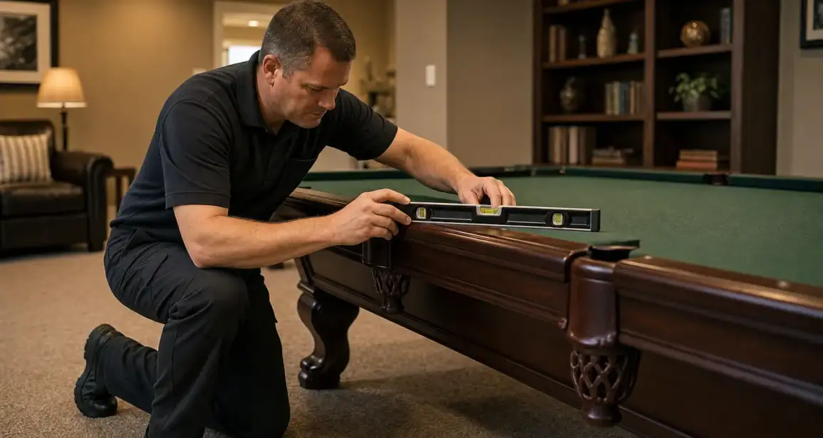 How to Level a Pool Table on Carpet