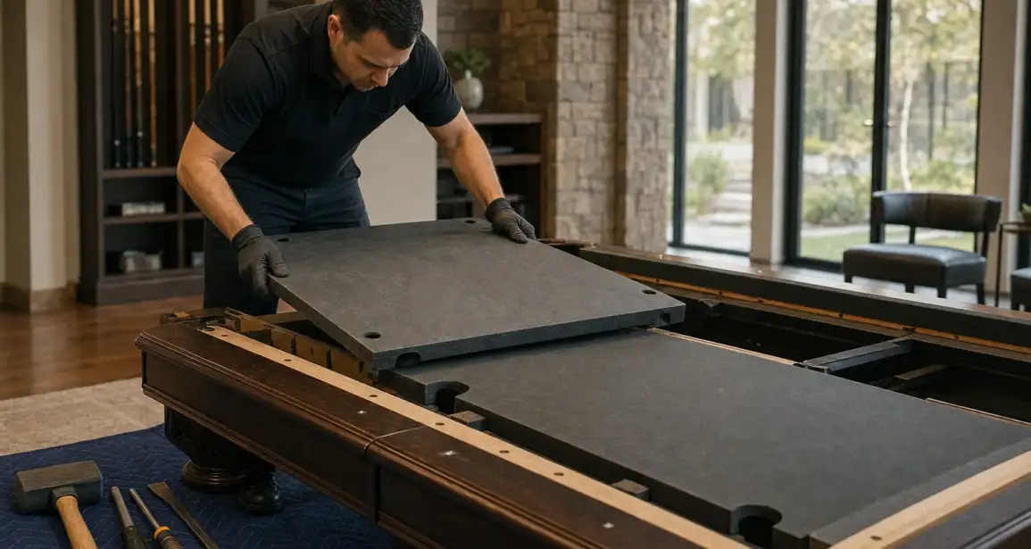 How to Move a Pool Table Without Damaging Slate