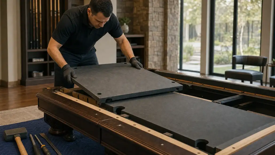 How to Move a Pool Table Without Damaging Slate