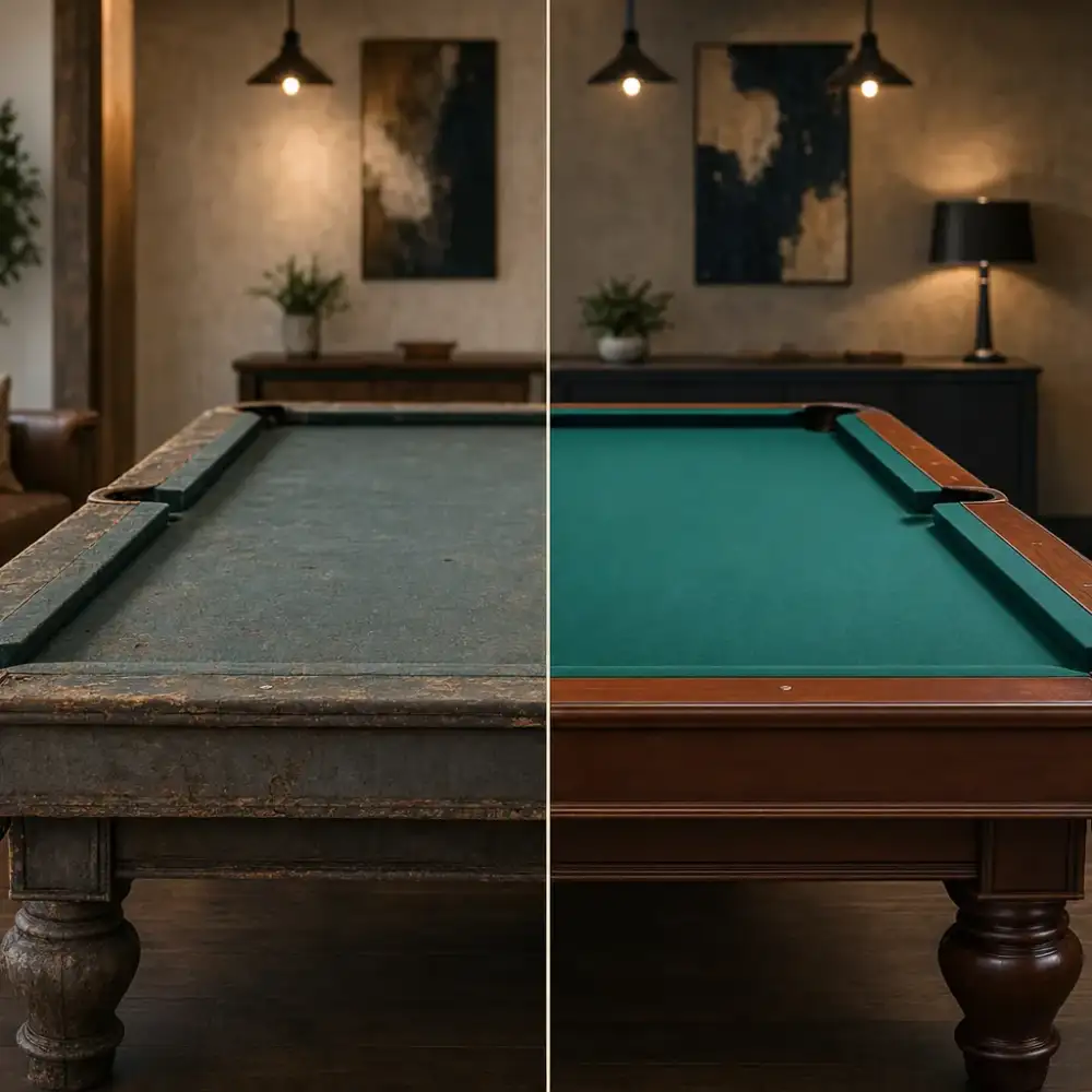 When to Restore vs Replace Your Old Pool Table