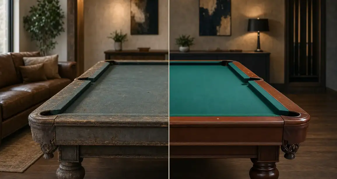 When to Restore vs Replace Your Old Pool Table