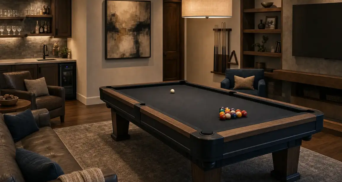 Game Room Design Tips With Pool Tables