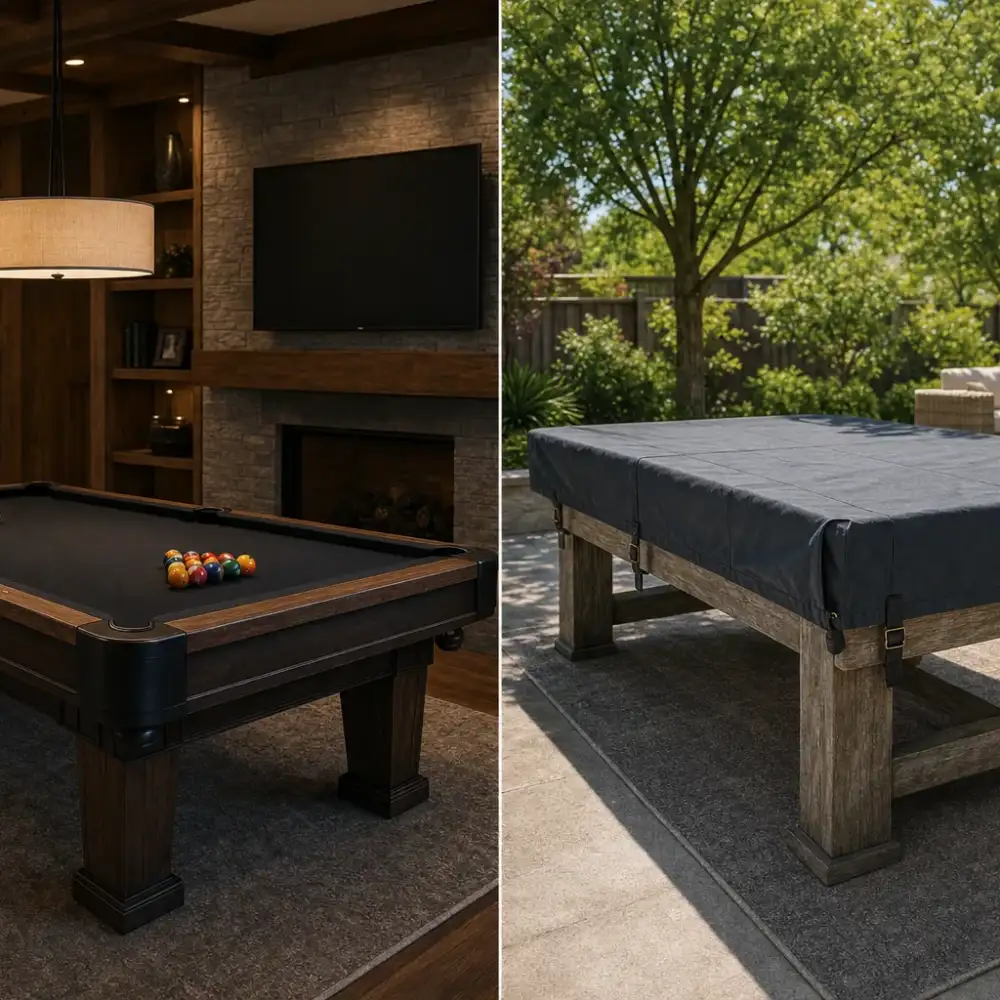 Indoor vs Outdoor Pool Table Comparison