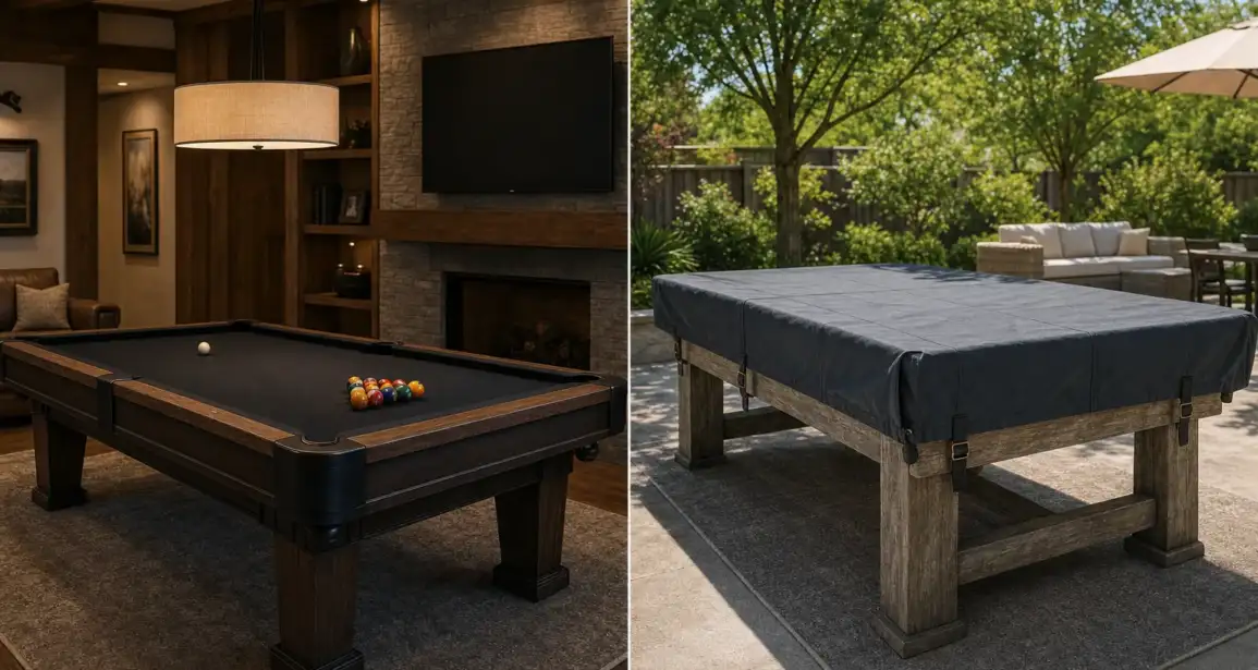 Indoor vs Outdoor Pool Table Comparison