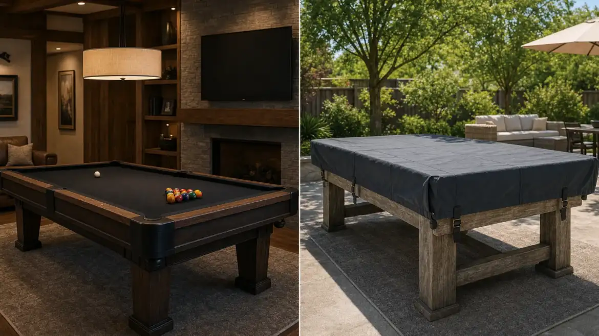 Indoor vs Outdoor Pool Table Comparison