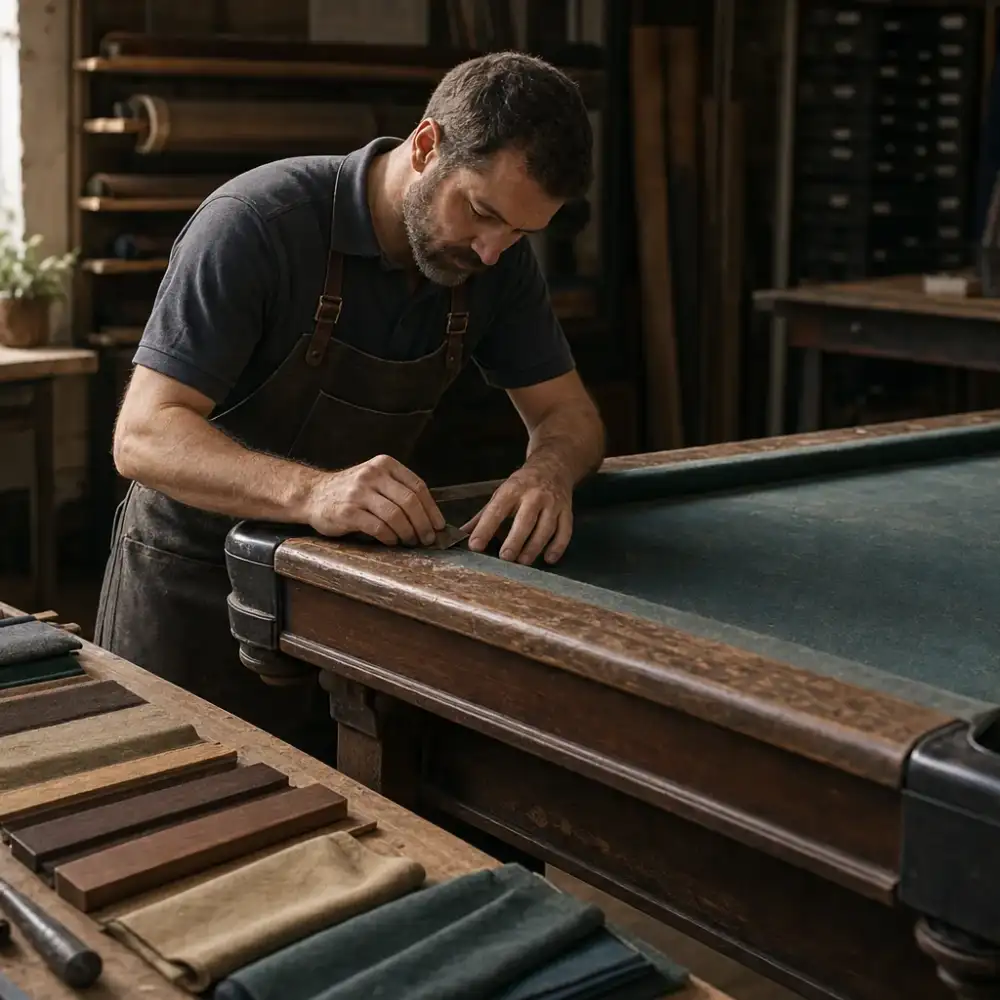 Restoring Antique and Vintage Pool Tables