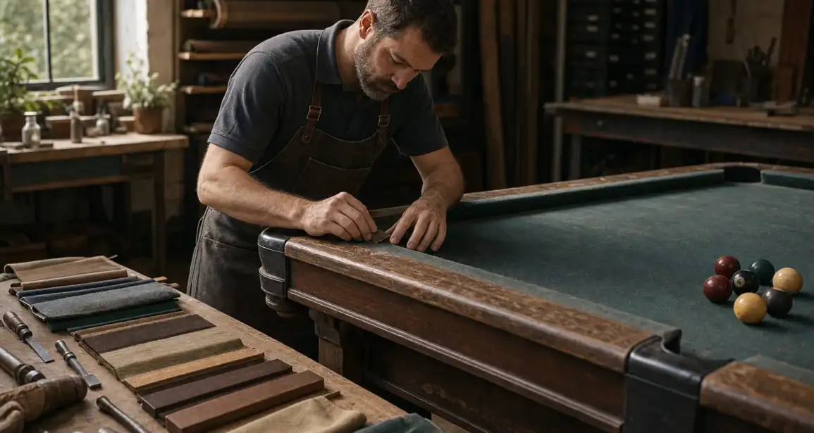 Restoring Antique and Vintage Pool Tables
