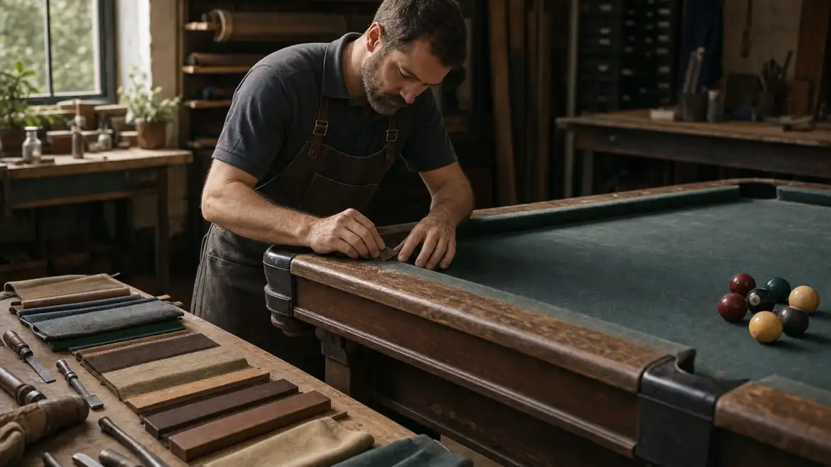 Restoring Antique and Vintage Pool Tables