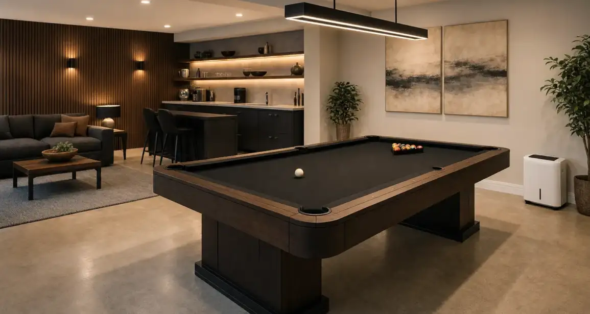 Basement Pool Table Installation Considerations