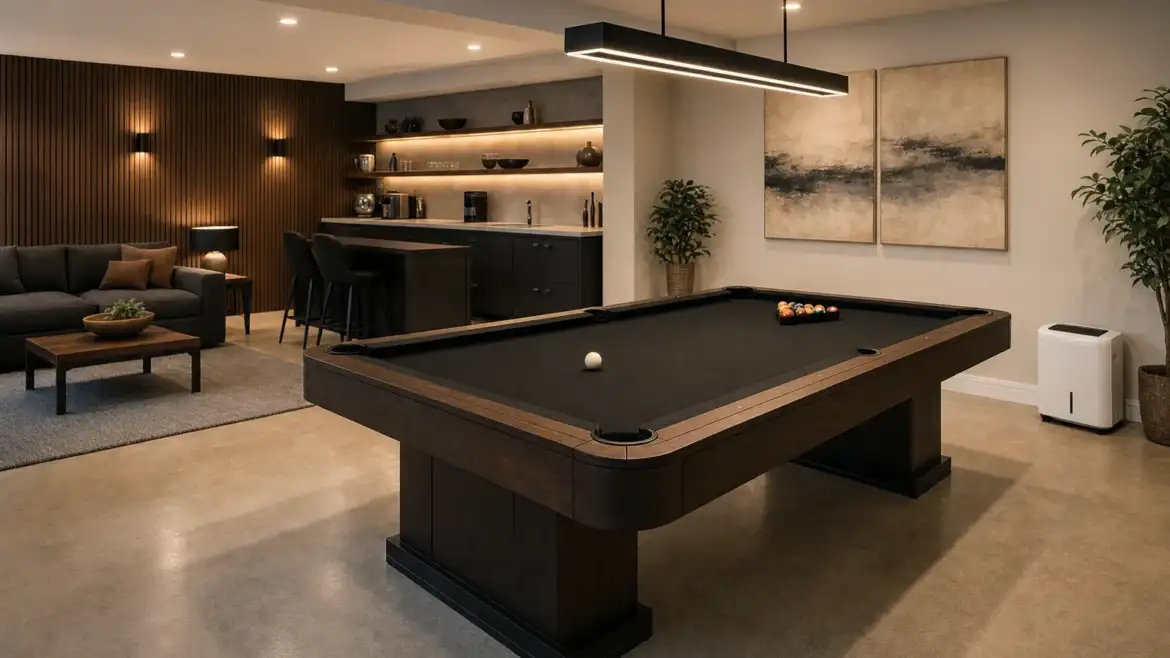 Basement Pool Table Installation Considerations