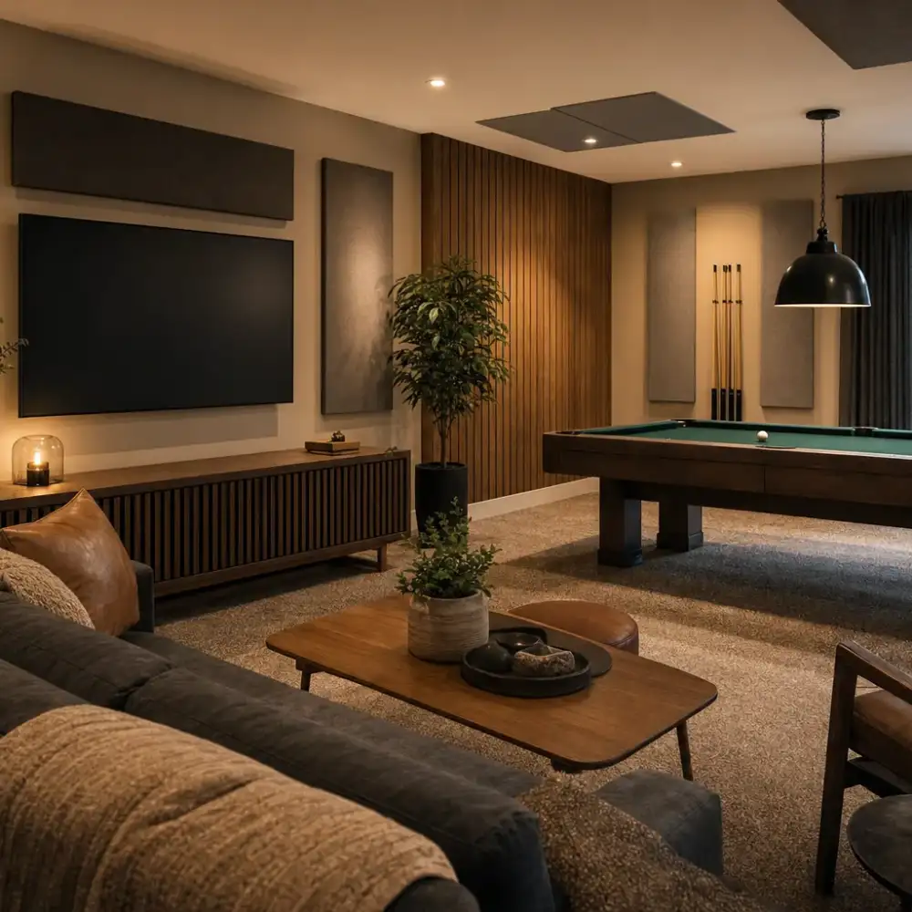 Game Room Soundproofing and Acoustic Design