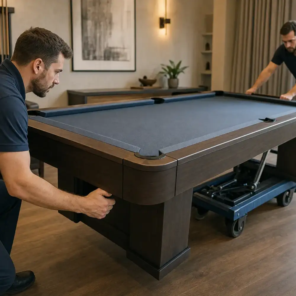How to Move a Pool Table Across One Room