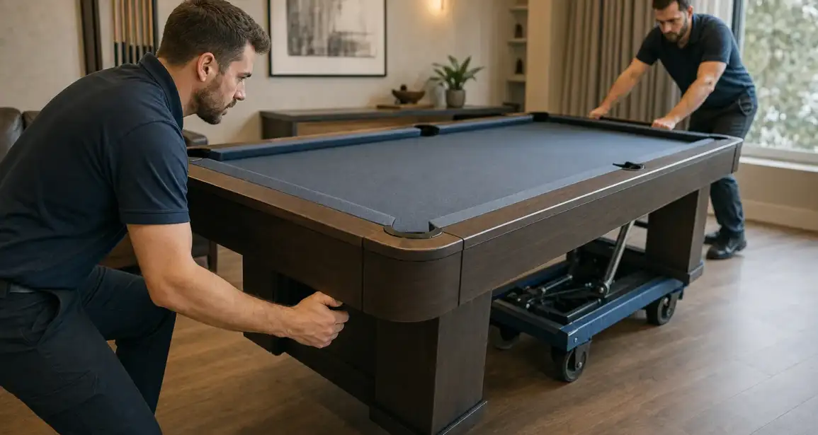 How to Move a Pool Table Across One Room