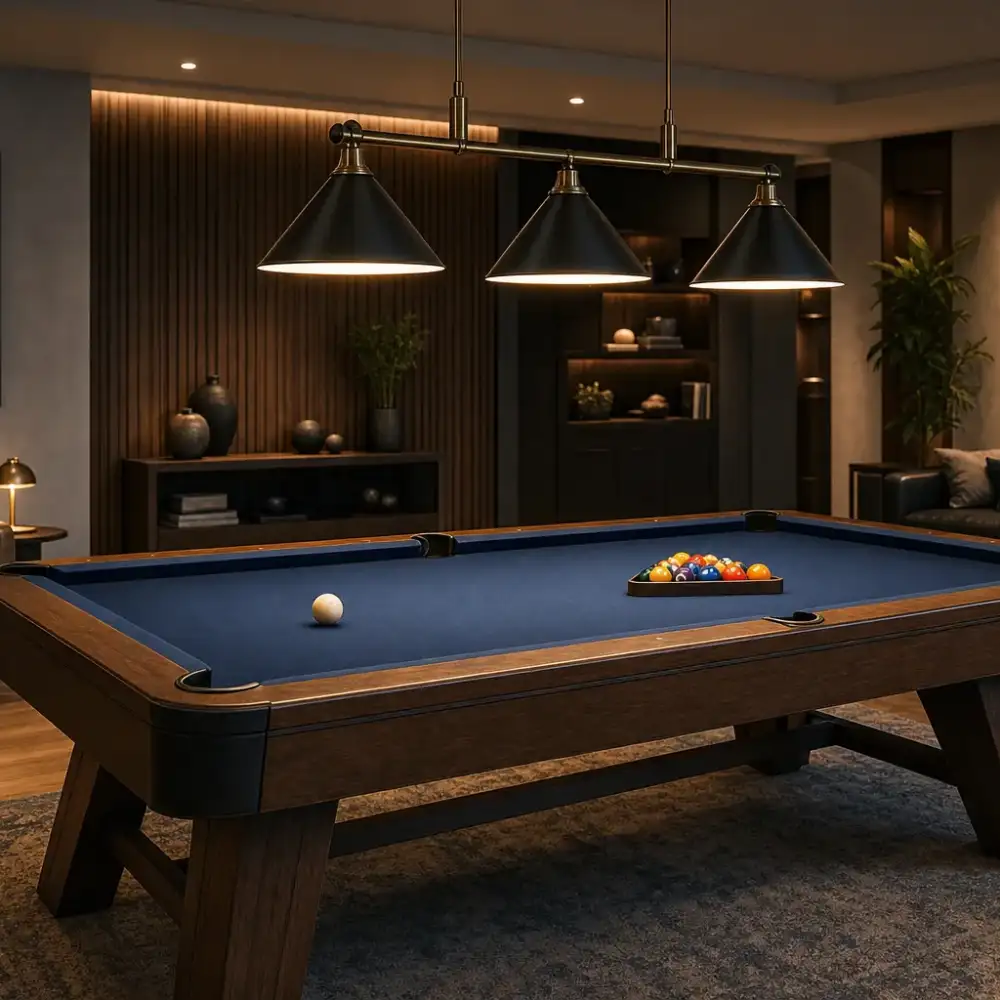 Game Room Lighting for Pool Tables: Best Setup