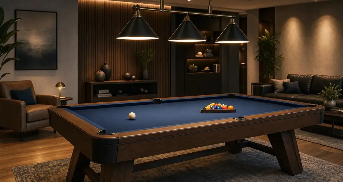 Game Room Lighting for Pool Tables: Best Setup