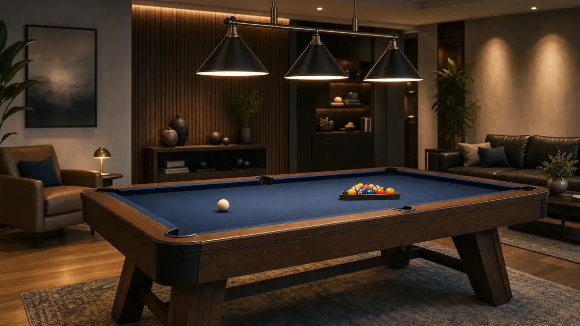 Game Room Lighting for Pool Tables: Best Setup