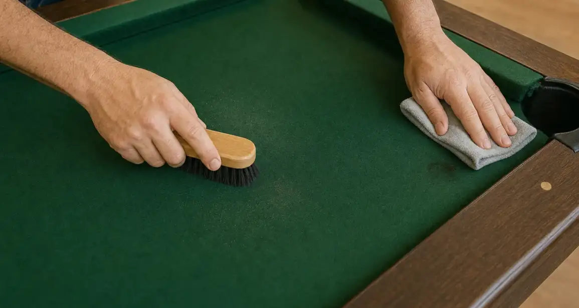 How to Clean Pool Table Felt and Repair Stains