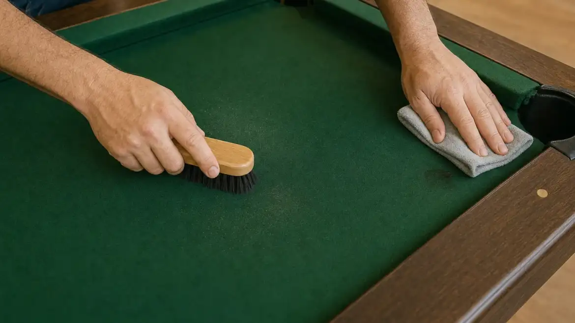 How to Clean Pool Table Felt and Repair Stains