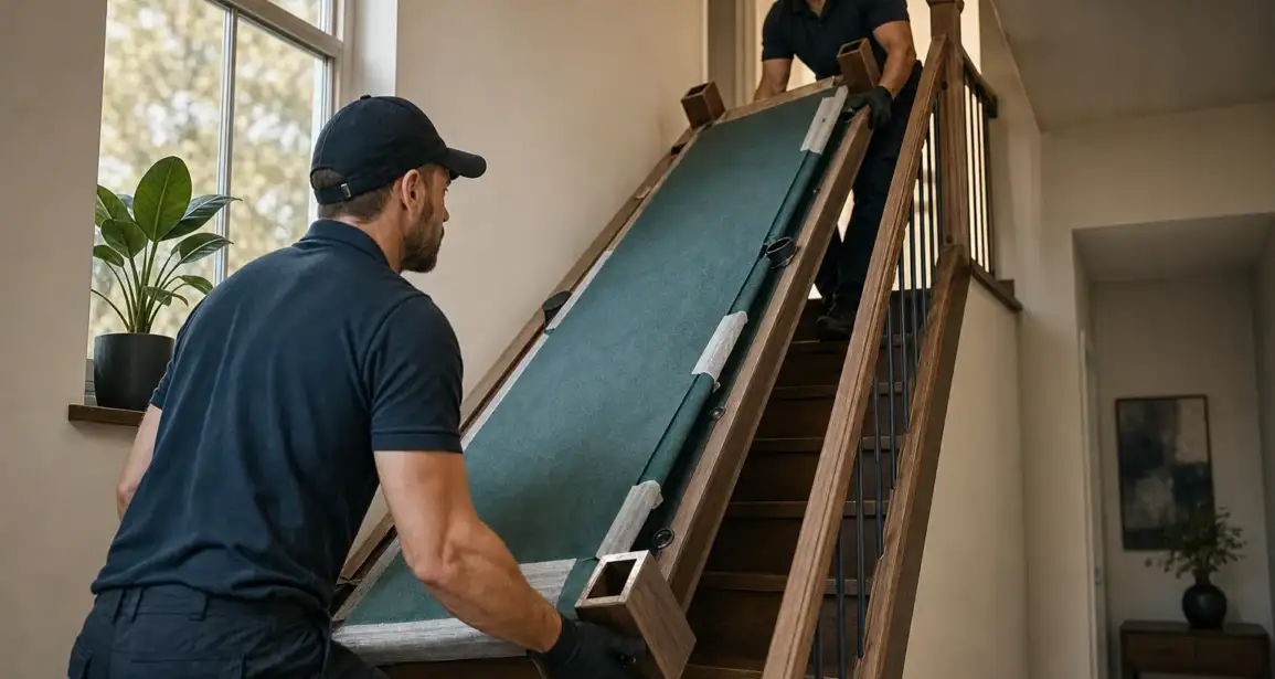 Moving Pool Tables Up Stairs or Tight Spaces