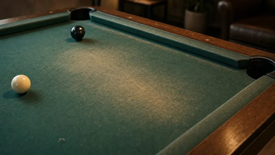 Pool Table Cloth Wear Patterns and What They Mean