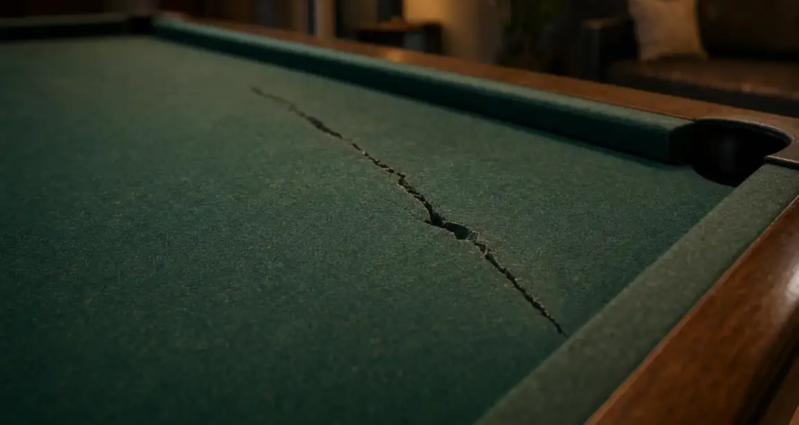 Slate Pool Table Cracks: When to Repair or Replace