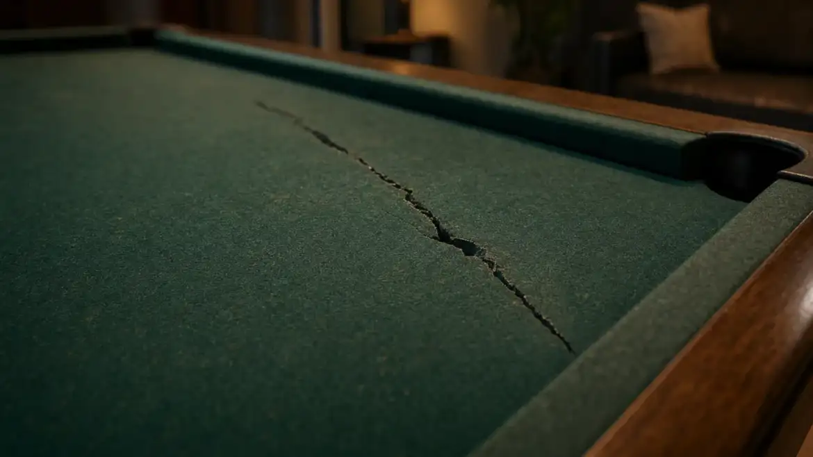 Slate Pool Table Cracks: When to Repair or Replace