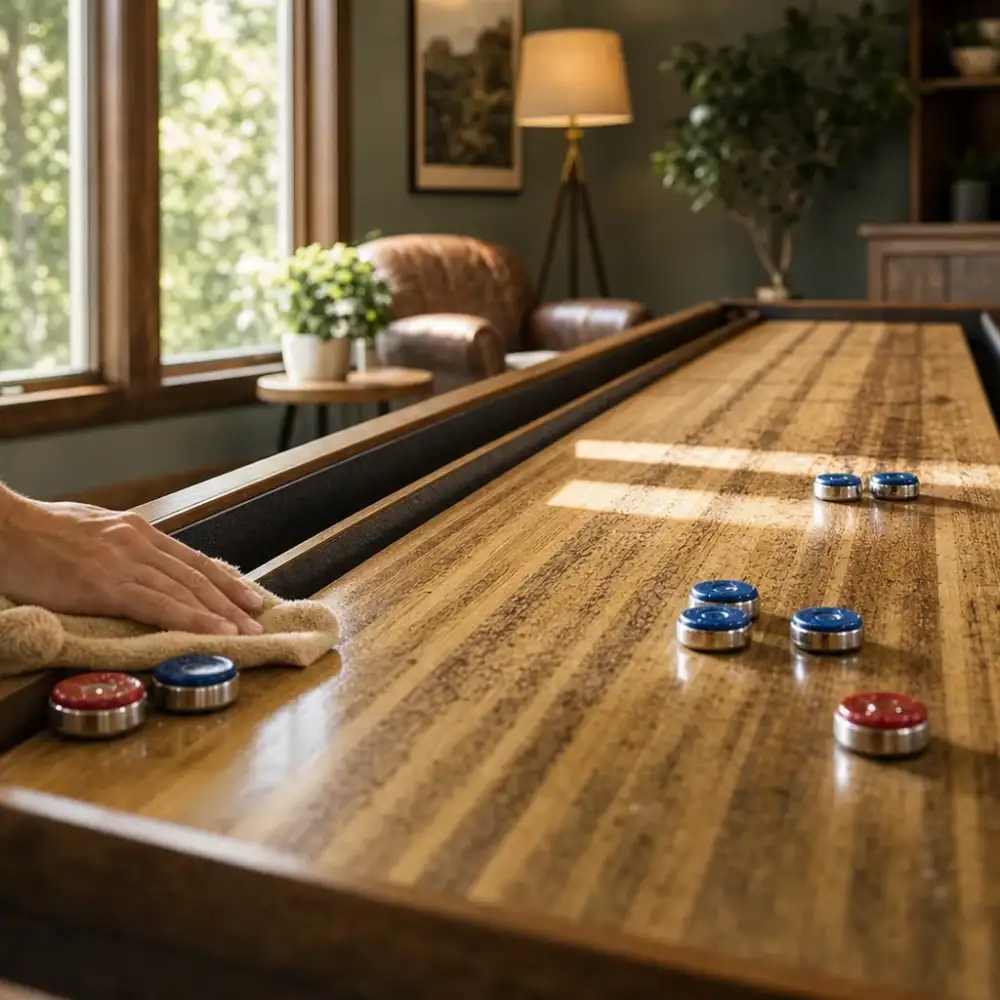 Shuffleboard Table Maintenance and Care Tips